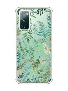 Чохол з потовщеними кутами на Samsung Galaxy S20 FE :: Рослинний фон (принт 377)