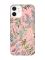 Матовий рожевий чохол на Apple iPhone 12 / 12 Pro (6.1) :: Рослинний фон (принт 377)