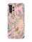 Матовий рожевий чохол на Samsung A13 4G :: Рослинний фон (принт 377)