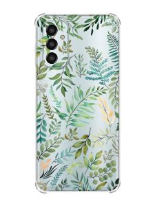 Чохол із потовщеними кутами на Samsung Galaxy M13 4G :: Рослинний фон (принт 377)