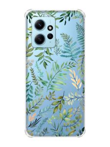 Чохол з потовщеними кутами на Xiaomi Redmi Note 12 4G :: Рослинний фон (принт 377)