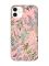 Матовий рожевий чохол на Apple iPhone 11 (6.1) :: Рослинний фон (принт 377)