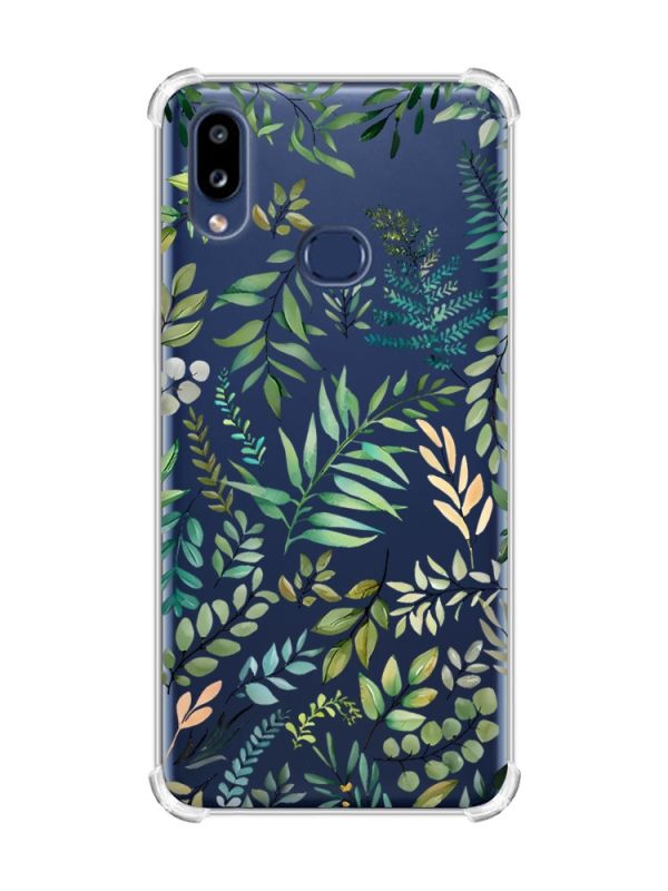 Чохол з потовщеними кутами на Samsung Galaxy A10s (A107) :: Рослинний фон (принт 377)
