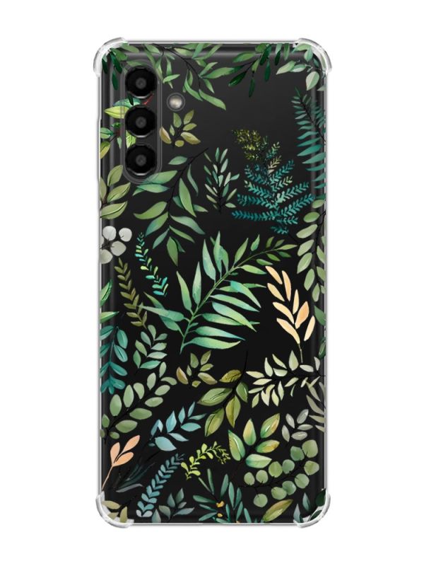 Чохол із потовщеними кутами на Samsung Galaxy A04s/A13 5G :: Рослинний фон (принт 377)