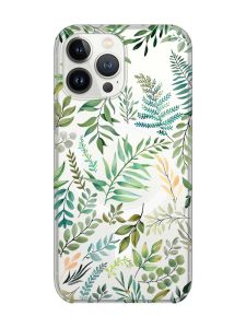 Магнітний чохол на iPhone 14 Pro із підтримкою MagSafe :: Рослинний фон (принт 377)