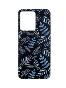 Матовий чорний чохол на Xiaomi Redmi Note 12 :: Рослинний фон (принт 276)