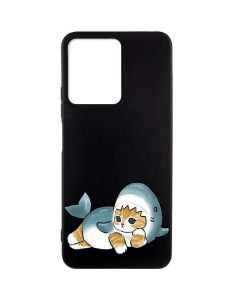 Матовий чорний чохол на Xiaomi Redmi Note 12 Резерв