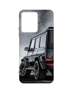 Матовий чохол з чорними боками на Xiaomi Redmi Note 12 :: Авто чорне (принт 235)