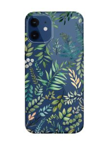 Прозорий чохол на iPhone 12 mini :: Рослинний фон (принт 377)