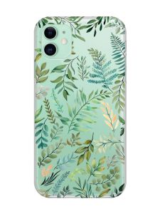 Прозорий чохол на Apple iPhone 11 (6,1) :: Рослинний фон (принт 377)