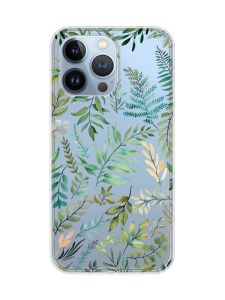 Прозорий чохол на Apple iPhone 13 Pro :: Рослинний фон (принт 377)