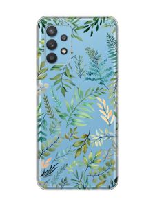 Прозорий чохол на Samsung Galaxy A32 :: Рослинний фон (принт 377)