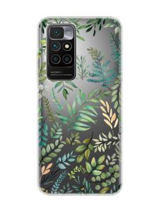 Прозорий чохол на Xiaomi Redmi 10/10 (2022) :: Рослинний фон (принт 377)