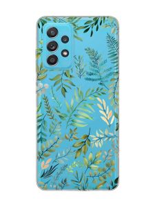 Прозорий чохол на Samsung Galaxy A52 :: Рослинний фон (принт 377)