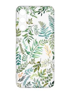Прозорий чохол на Samsung Galaxy M14 :: Рослинний фон (принт 377)