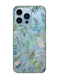 Прозорий чохол на Apple iPhone 13 Pro Max :: Рослинний фон (принт 377)