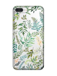 Прозорий чохол для iPhone 7 Plus / iPhone 8 Plus :: Рослинний фон (принт 377)