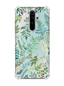 Чохол з потовщеними кутами на Xiaomi Redmi Note 8 Pro :: Рослинний фон (принт 377)