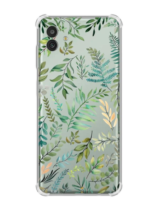 Чохол з потовщеними кутами на Samsung Galaxy M13 5G :: Рослинний фон (принт 377)