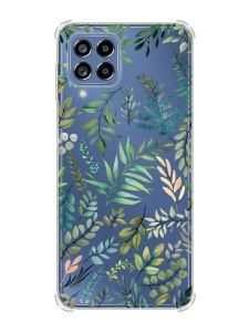 Чохол з потовщеними кутами на Samsung Galaxy M53 (M536) 5G :: Рослинний фон (принт 377)