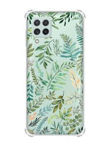 Чохол з потовщеними кутами на Samsung Galaxy M32/A22/M22 4G :: Рослинний фон (принт 377)