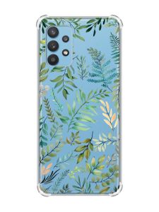 Чохол з потовщеними кутами на Samsung Galaxy A32 :: Рослинний фон (принт 377)