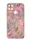 Матовий рожевий чохол на Xiaomi Redmi 10C :: Рослинний фон (принт 377)
