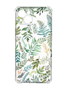 Чохол із потовщеними кутами на iPhone 15 Plus :: Рослинний фон (принт 377)