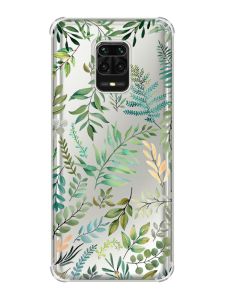 Чохол з потовщеними кутами на Xiaomi Redmi Note 9 Pro/9S/9 Pro Max :: Рослинний фон (принт 377)