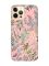 Матовий рожевий чохол на Apple iPhone 12 Pro Max :: Рослинний фон (принт 377)