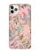 Матовий рожевий чохол на iPhone 11 Pro Max (6.5) :: Рослинний фон (принт 377)