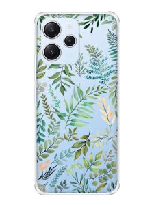 Чохол з потовщеними кутами на Xiaomi Redmi 12 :: Рослинний фон (принт 377)