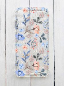 Чохол з потовщеними кутами на Samsung Galaxy A25 (A256) :: Квітковий фон (принт 371)