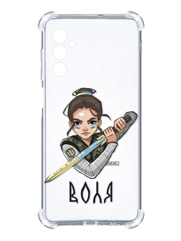 Чохол з потовщеними кутами на Samsung Galaxy A25 (A256) :: Українська захисниця (принт 169)