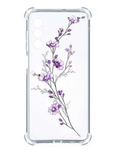 Чохол з потовщеними кутами на Samsung Galaxy A25 (A256) :: Гілочка квітів (принт 278)