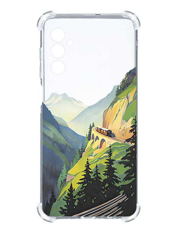 Чохол з потовщеними кутами на Samsung Galaxy A25 (A256) :: Пейзаж. Гори (принт 87)