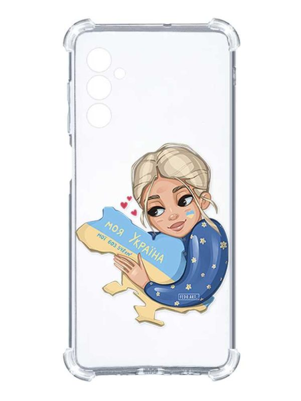 Чохол з потовщеними кутами на Samsung Galaxy A25 (A256) :: Моя Україна (принт 24)