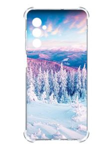 Чохол з потовщеними кутами на Samsung Galaxy M14 :: Зимові гори (принт 163)