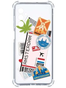 Чохол з потовщеними кутами на Samsung Galaxy M14 :: Подорожі. Амстердам (принт 327)