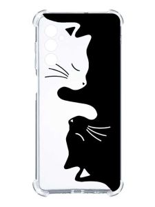 Чохол з потовщеними кутами на Samsung Galaxy M14 :: Котики (принт 118)