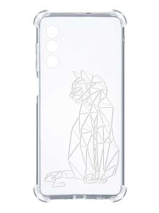Чохол з потовщеними кутами на Samsung Galaxy M14 :: Котик (принт 125)