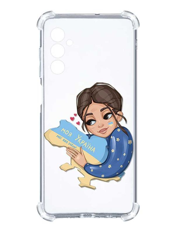 Чохол з потовщеними кутами на Samsung Galaxy M14 :: Моя Україна (принт 2)