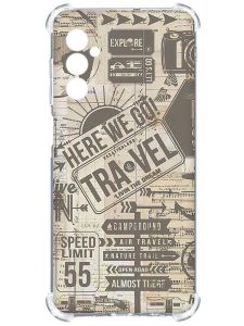 Чохол з потовщеними кутами на Samsung Galaxy M14 :: Мандри (принт 324)