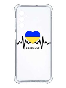 Чохол з потовщеними кутами на Samsung Galaxy M14 :: В ритмі ЗСУ (принт 70)