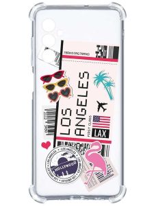Чохол з потовщеними кутами на Samsung Galaxy M14 :: Подорожі. Лос-Анджелес (принт 328)