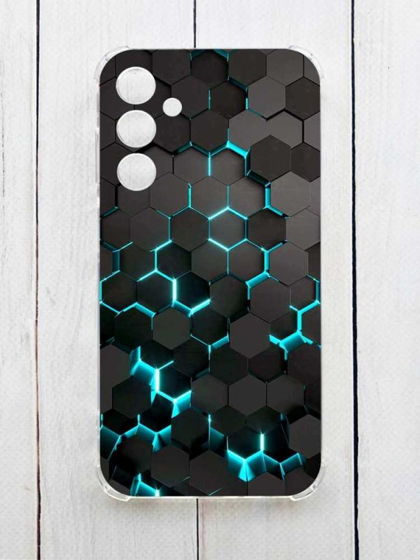 Чохол з потовщеними кутами на Samsung Galaxy M14 :: Соти 3D (принт 357)