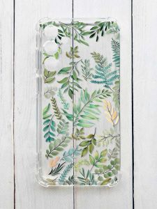 Чохол з потовщеними кутами на Samsung Galaxy A14 5G :: Рослинний фон (принт 377)