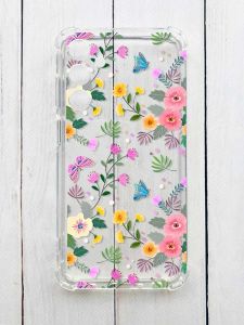 Чохол з потовщеними кутами на Samsung Galaxy A14 5G :: Квітковий фон (принт 369)
