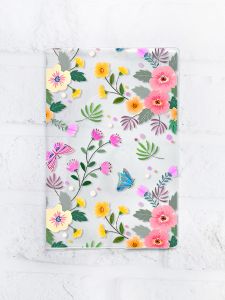 Обкладинка на паспорт книжечку :: Квітковий фон (принт 369)