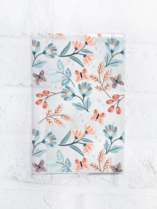 Обкладинка на паспорт книжечку :: Квітковий фон (принт 370)